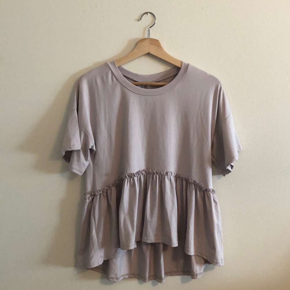 Light purple peplum top!